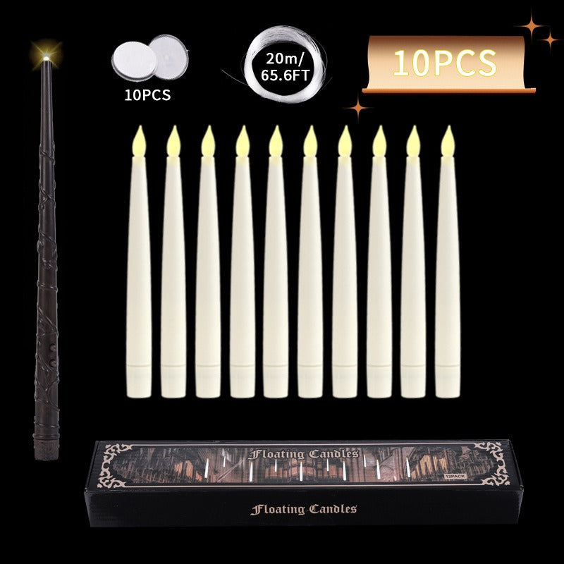 Floating Candles Set with Magic Wand