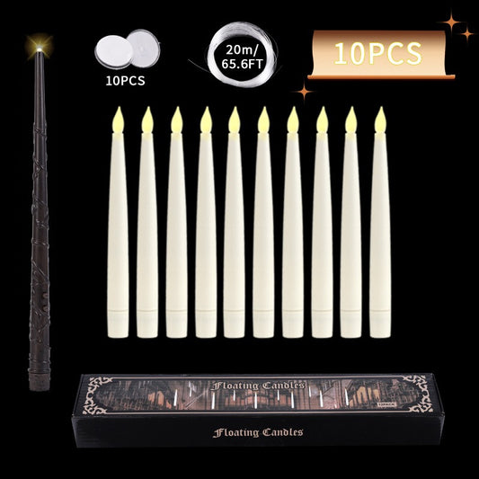 Floating Candles Set with Magic Wand