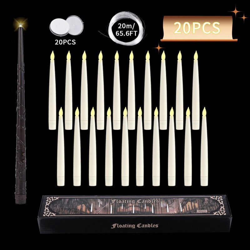 Floating Candles Set with Magic Wand